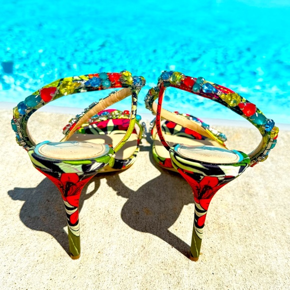 Jessica Simpson Jaycin High Heel in Black Blossom - Picture 10 of 11